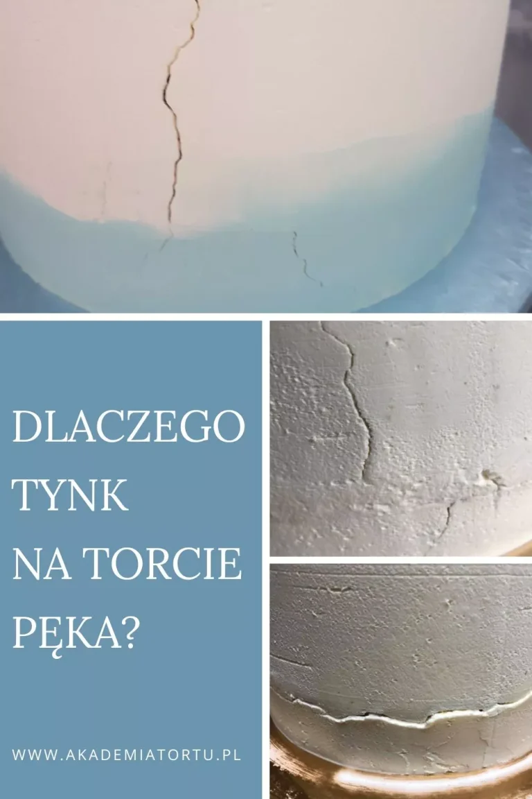 Dlaczego pęka tynk na torcie