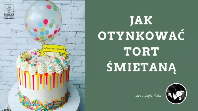 Jak otynkować tort śmietaną