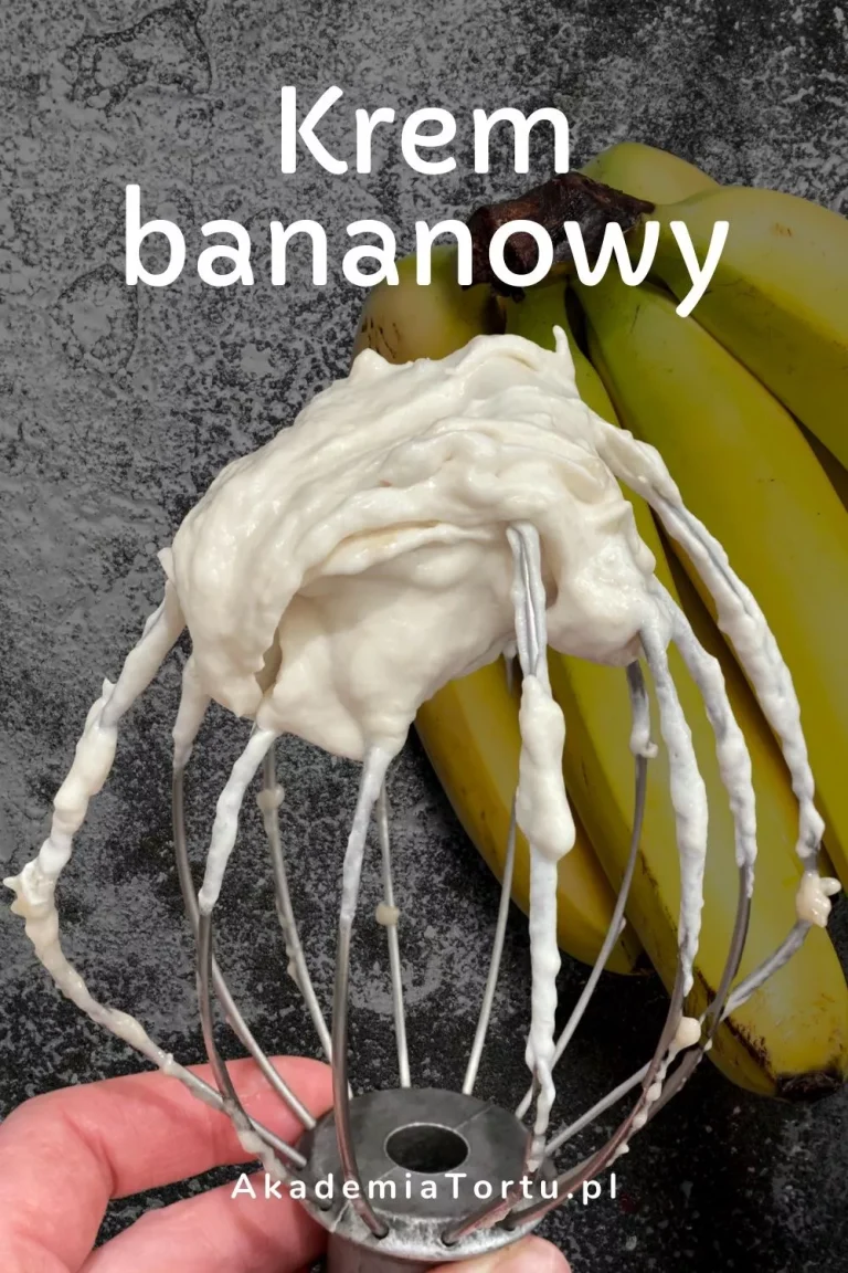 Krem bananowy z czekoladą