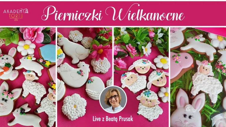 Dekorowanie pierniczków na Wielkanoc