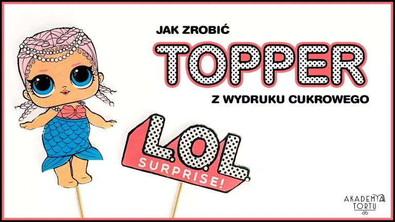 Jak zrobić topper na tort z wydrukiem cukrowym