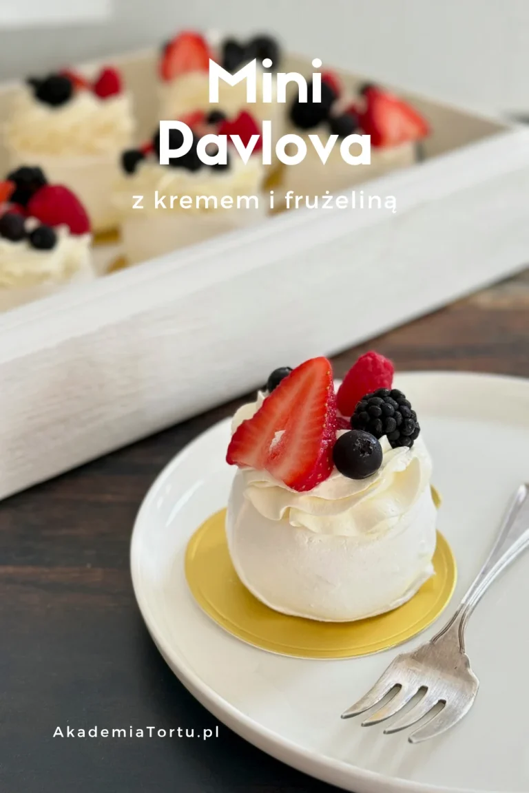 Gniazda bezowe Mini Pavlova