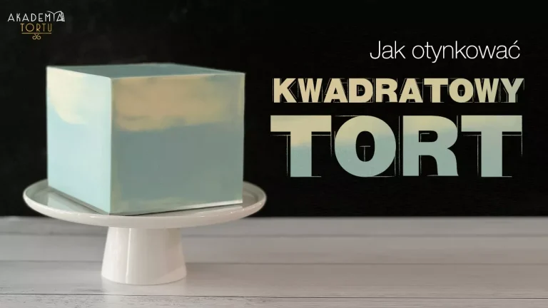 Jak otynkować kwadratowy tort