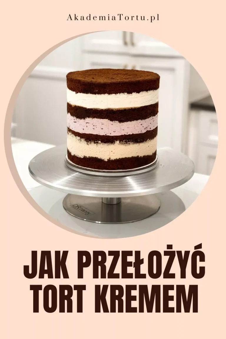 Jak przełożyć tort kremem