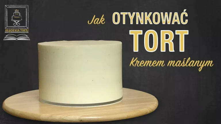 Jak otynkować tort kremem maślanym