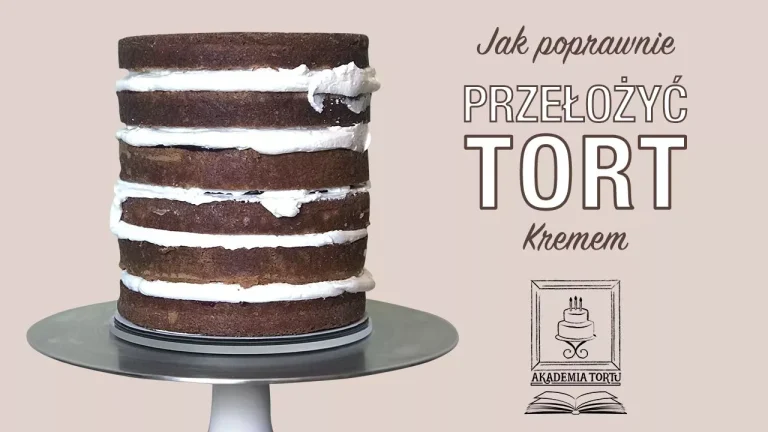 Jak przełożyć tort kremem bez rantu