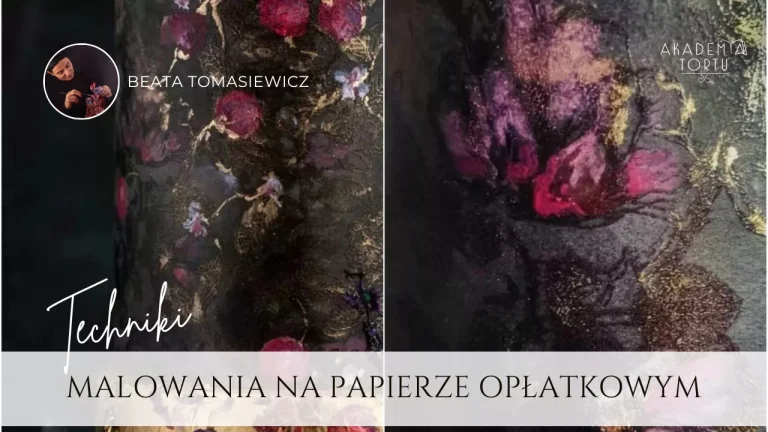 Malowanie na papierze waflowym