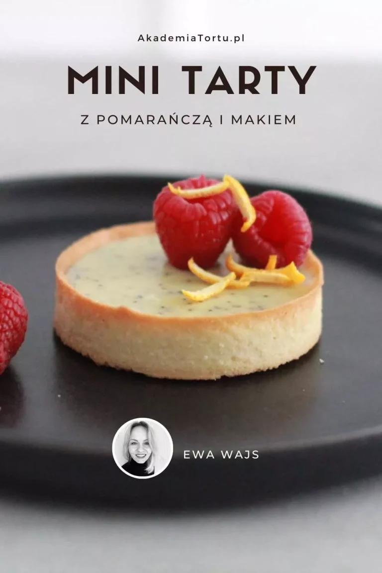 Mini tarty z pomarańczą i makiem