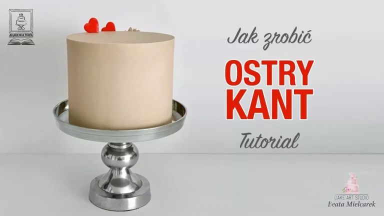 Jak zrobić ostry kant na torcie