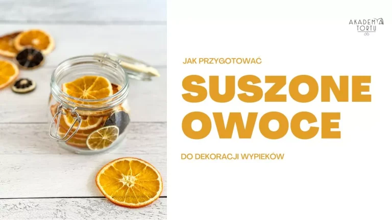 Suszone owoce do dekoracji