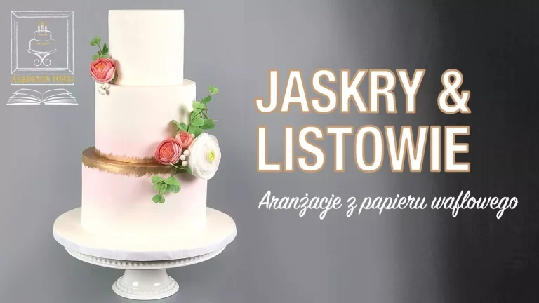 Jaskry i listowie z papieru waflowego​