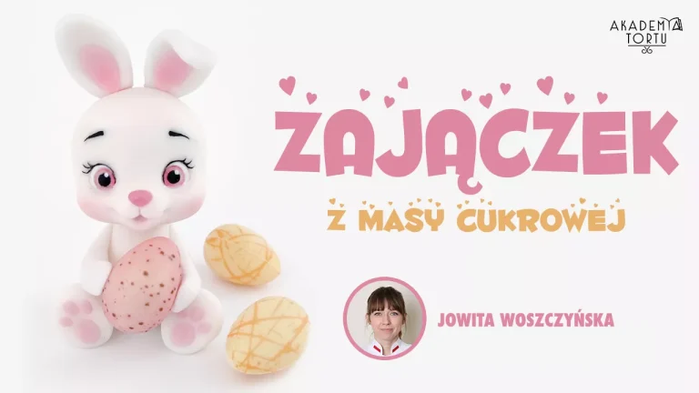 Zajączek z masy cukrowej