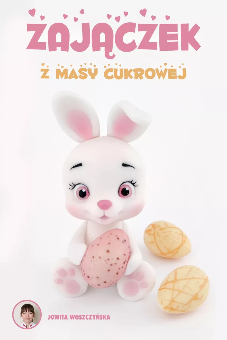 Zajączek z masy cukrowej
